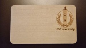 Frühstücksbrett "Altriper Wasserturm"