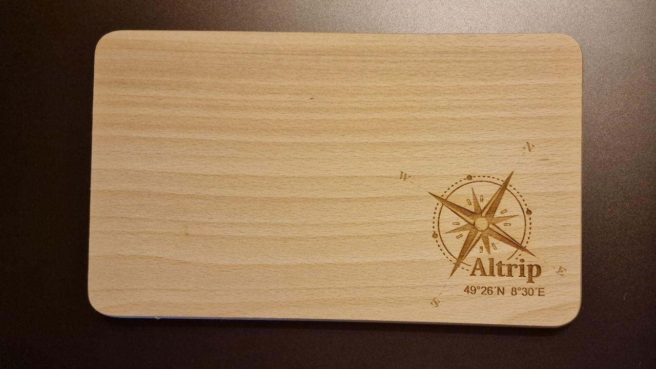 Frühstücksbrettchen „Altrip Kompass“